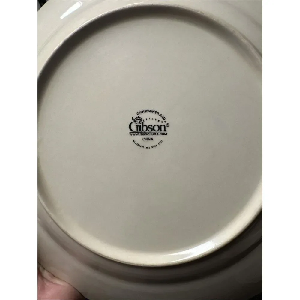 Vintage Gibson Lighthouse Dinner Plates Set of 2 – Coastal Stoneware Beach House